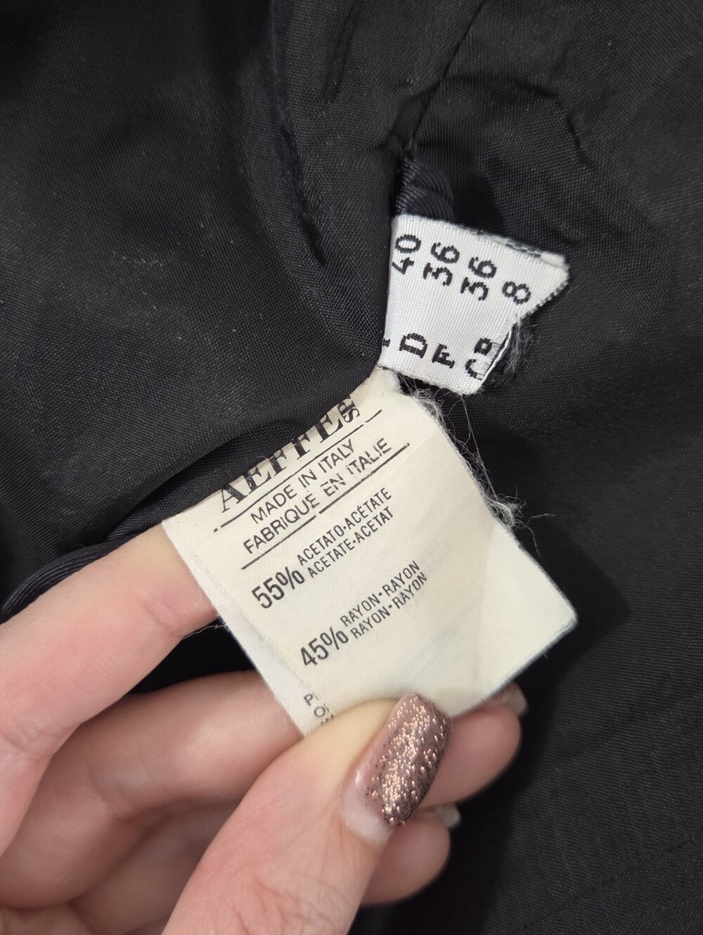 Vintage 90s Moschino Cruise Me Baby halter dress black mini LBD wrap women's US6 - Picture 9 of 10